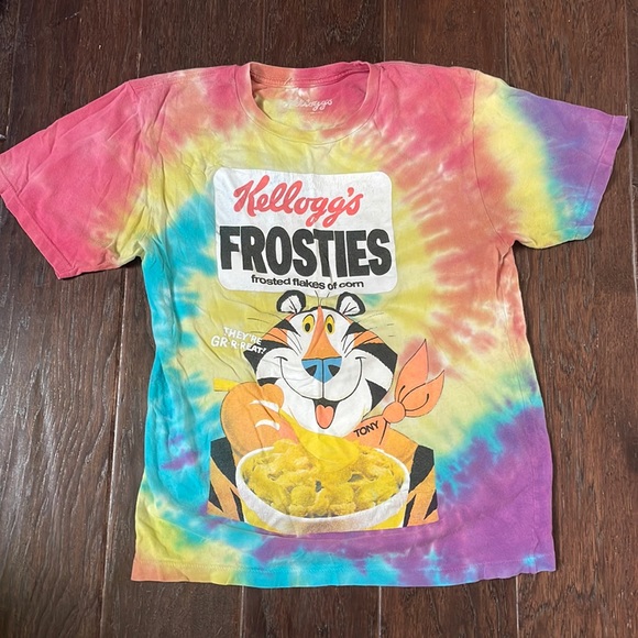 Tie dye Frosted Flakes Frosties tshirt Men’s size small - Picture 1 of 9